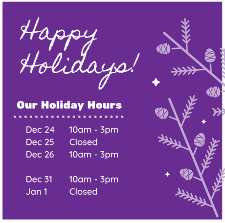 Holiday Hours