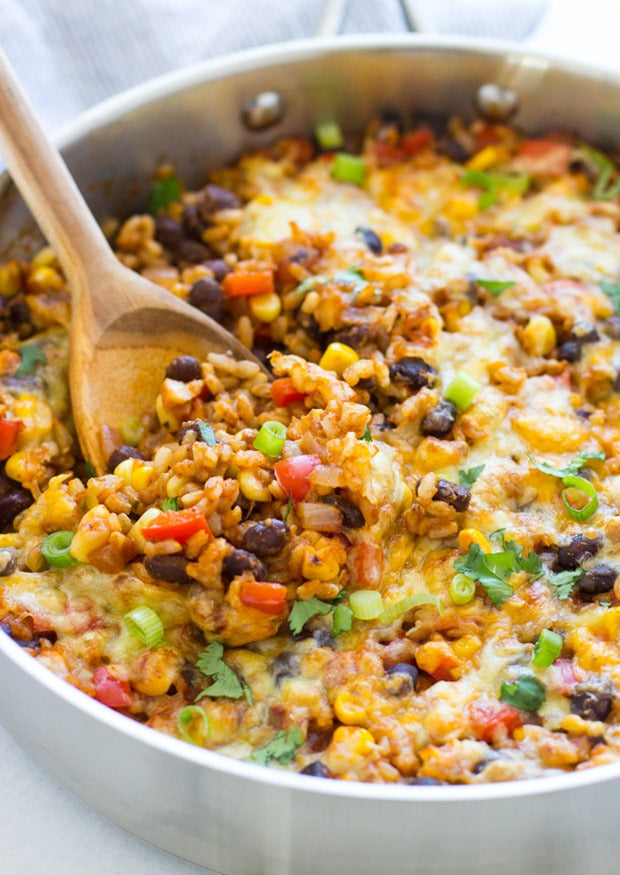 Mexican  Bean and Rice Casserole