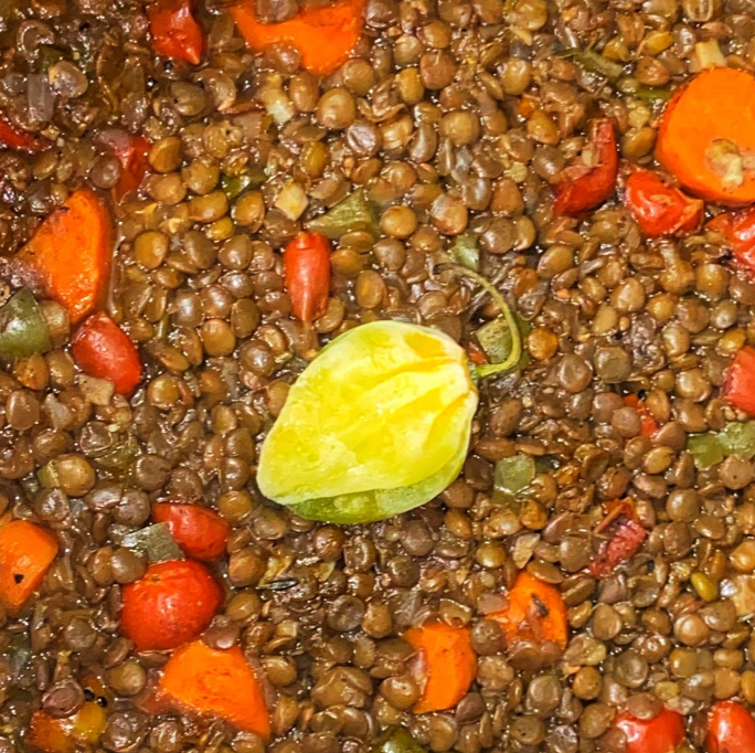 Jerk Lentils w/ Rice **Available Fri Sept 4**