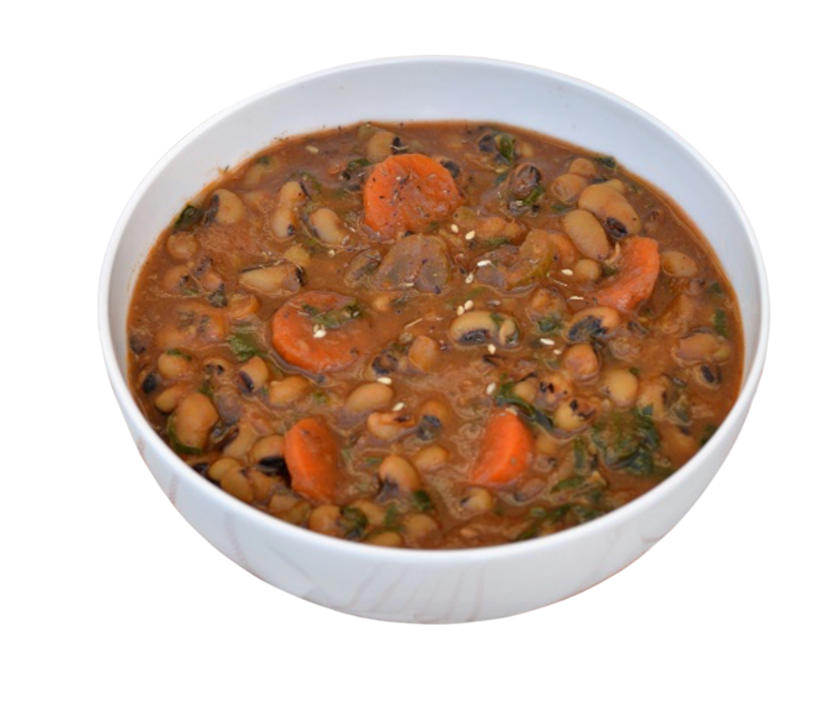 Black Eyed Bean Stew w/ Zaatar
